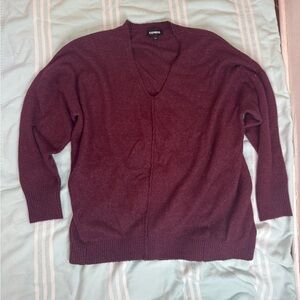 Express Deep Burgundy Knitwear